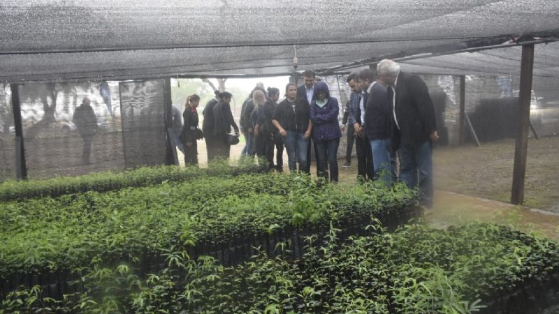 Lucía inauguró un vivero en Los Altos