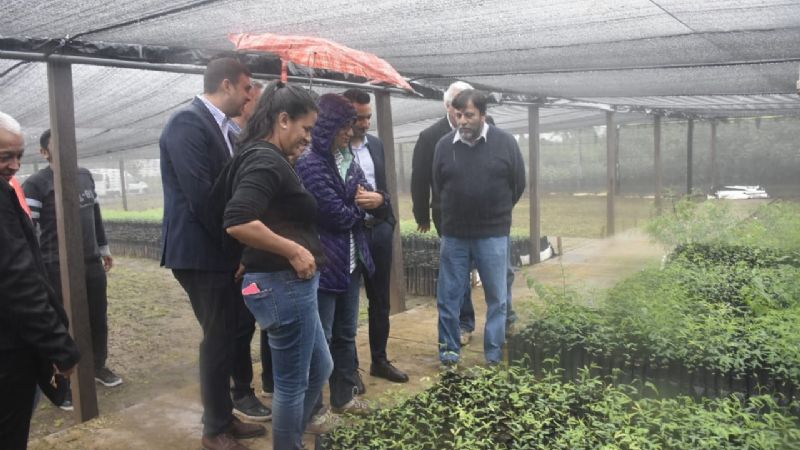 Lucía inauguró un vivero en Los Altos