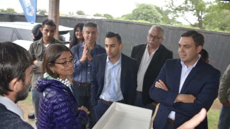 Lucía inauguró un vivero en Los Altos