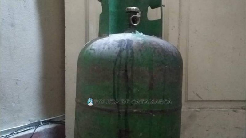 Aprehenden a un joven y recuperan una garrafa de gas en Pomán