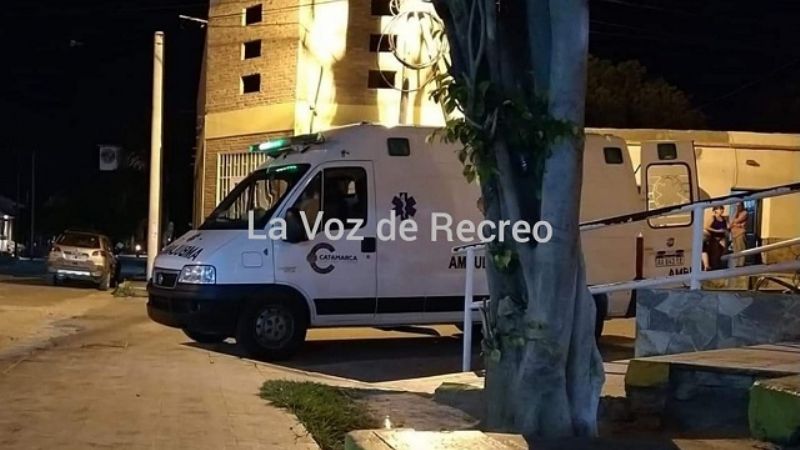 Violento choque de motos con heridos