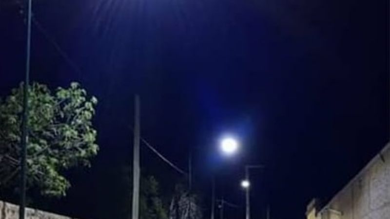 Continúa el cambio de luminarias en Mutquin