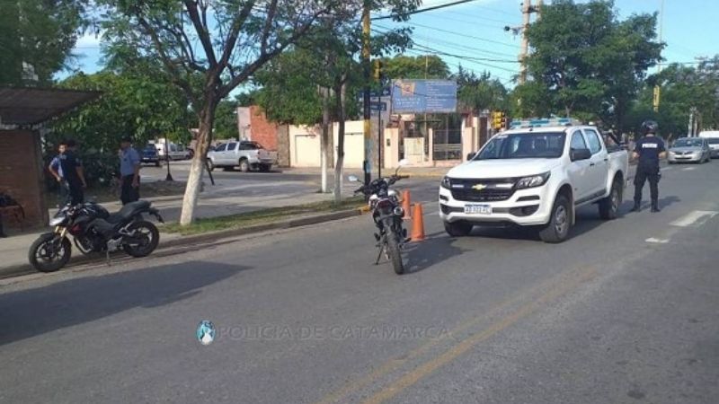 Derrapó en avenida Acosta Villafañez