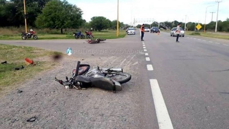 Choque de motos en Chumbicha
