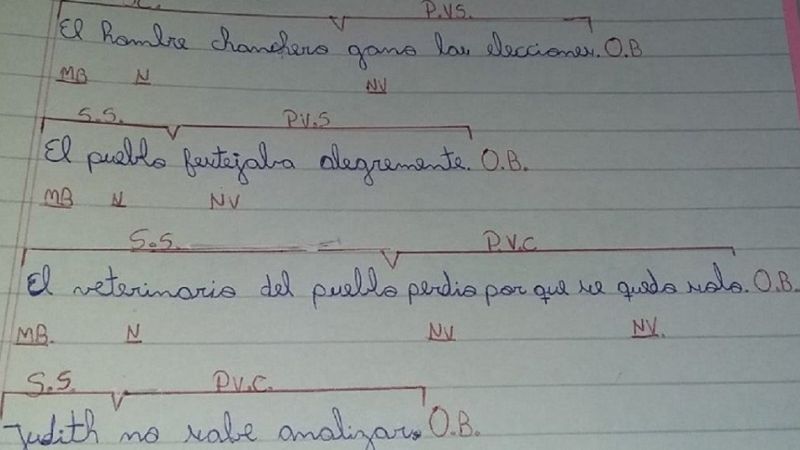 Escándalo: maestra dictó oraciones con burlas sobre las elecciones