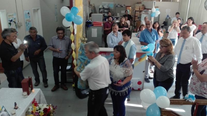 En Catastro, se vive una fiesta con la visita de la Virgen Morena