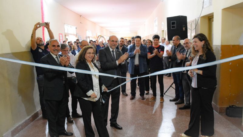 Se inauguraron nuevas aulas y una ampliación en la ENET N°1