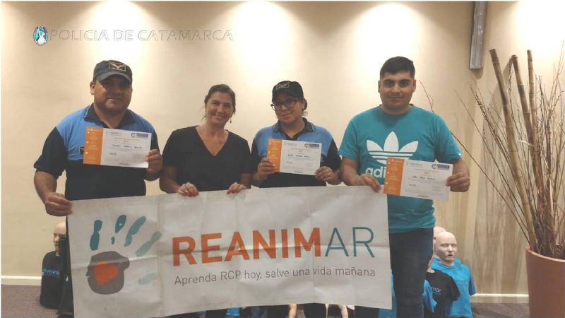 Policías participaron de un curso sobre RCP