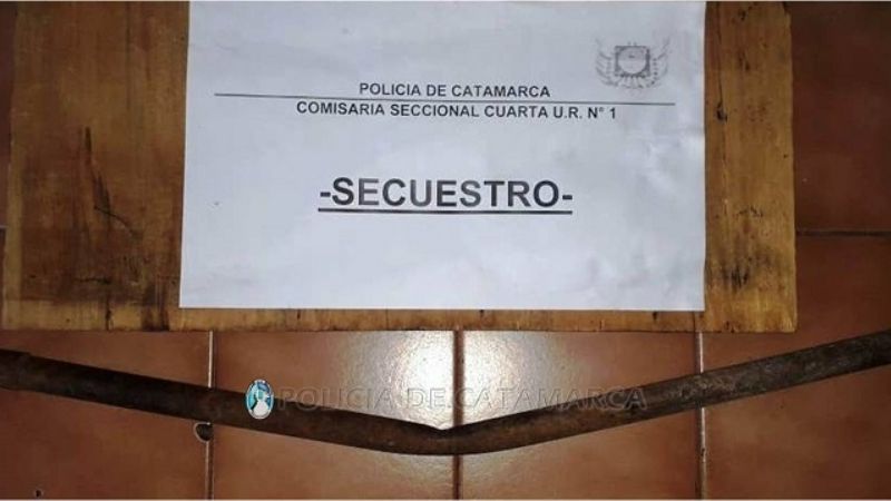 Atacó a un hombre con hierro