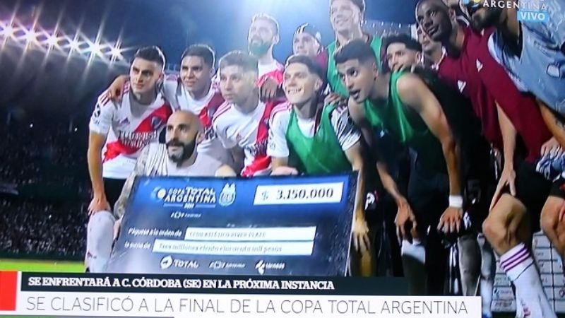 River es el otro finalista de la Copa Argentina