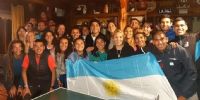 EL EQUIPO ARGENTINO con los 