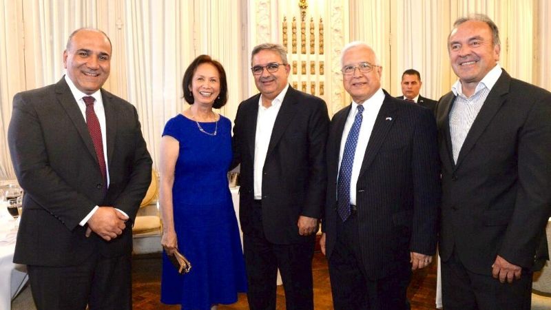 Jalil junto al embajador de Estados Unidos en Argentina