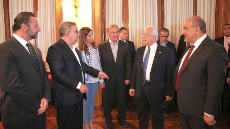 Jalil junto al embajador de Estados Unidos en Argentina