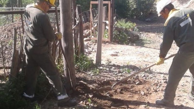Extensión de líneas en barrios de Chumbicha