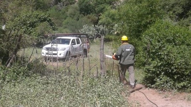 Extensión de líneas en barrios de Chumbicha