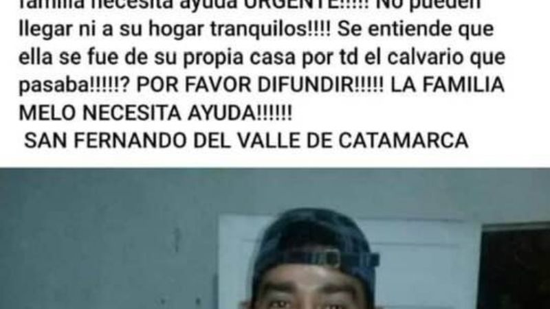 Piden ayuda por una familia víctima de un violento