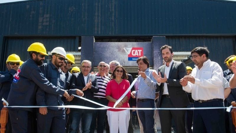 Corpacci inauguró instalaciones de la fábrica “Cat Estructuras Metálicas”