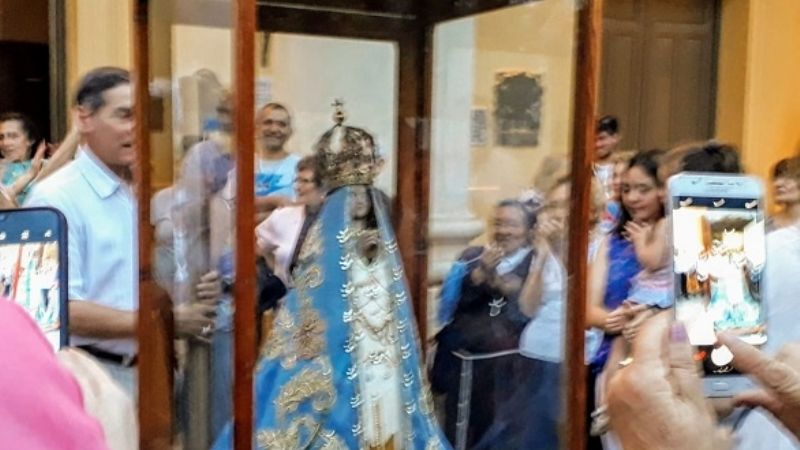 La Madre del Valle visita la Catedral de Santiago del Estero