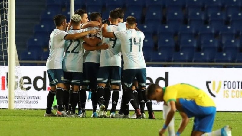 Argentina Sub 23  venció a Brasil y ganó el Torneo United