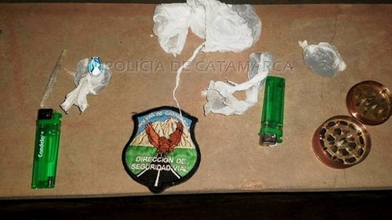 Secuestran droga y tests de alcoholemia positivos en controles vehiculares