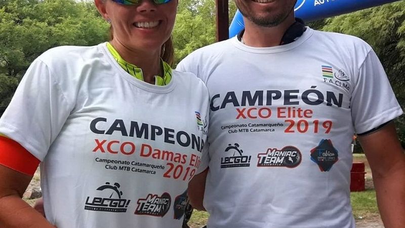 Ceci Vázquez y Exequiel Navarro los “capos” del XCO