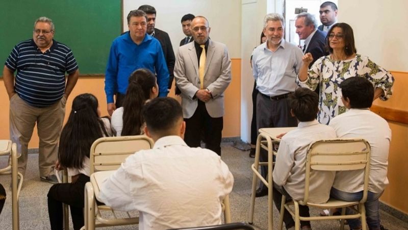 Corpacci inauguró dos nuevos edificios escolares en Capayán