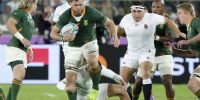 DUANE VERMEULEN inicia un avance profundo de los Springboks.