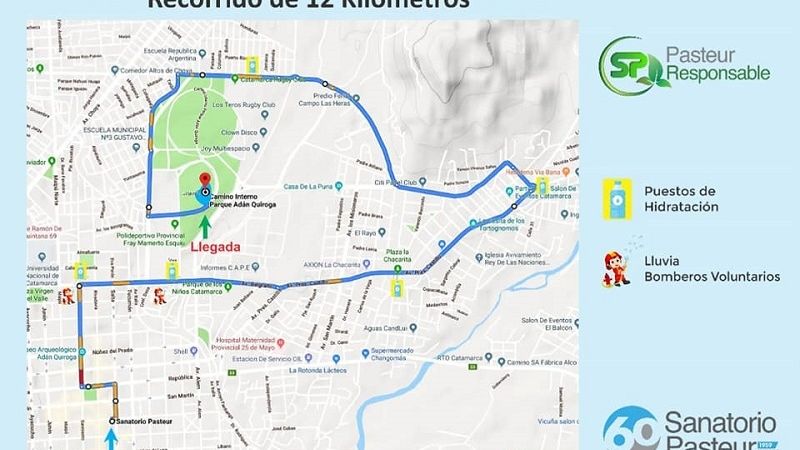 Importantes presencias y grandes premios en la maratón del Pasteur