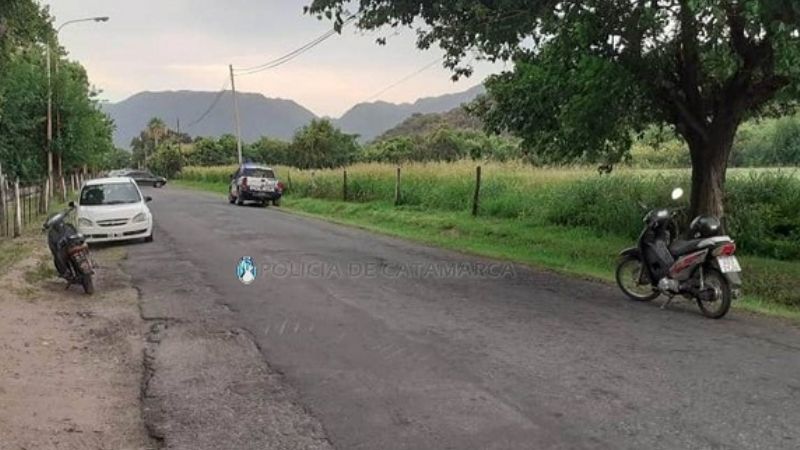Choque de motos en San Antonio