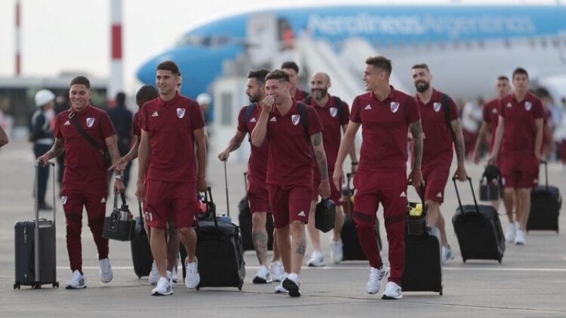 River ya está en Perú para final del sábado ante Flamengo