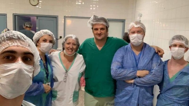 Médicos del Hospital Italiano en Recreo