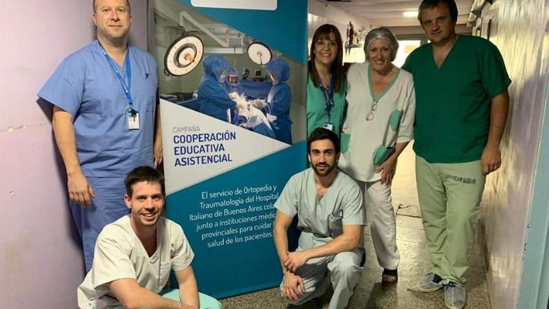 Médicos del Hospital Italiano en Recreo