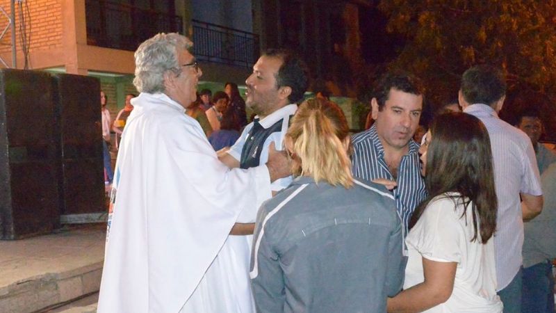 Cientos de fieles acompañaron la llegada de la Virgen del Valle a Santa María