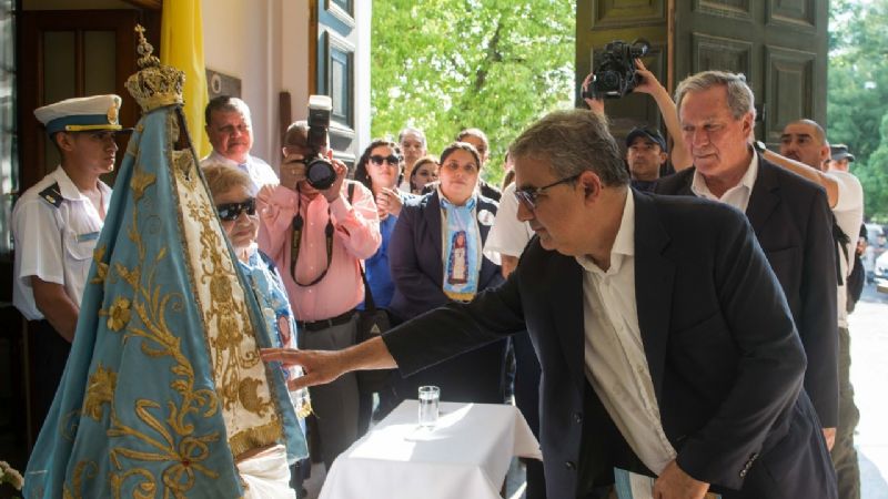 La Imagen de la Madre del Valle en Casa de Gobierno