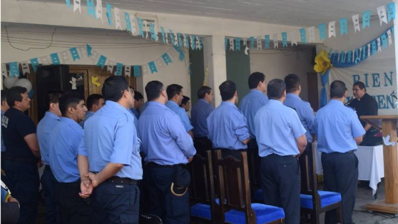 Visita de la Virgen del Valle a la Jefatura General de Policía