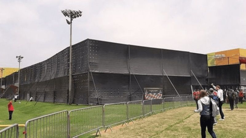 Flamengo cerró con lonas antiespionaje sus entrenamientos