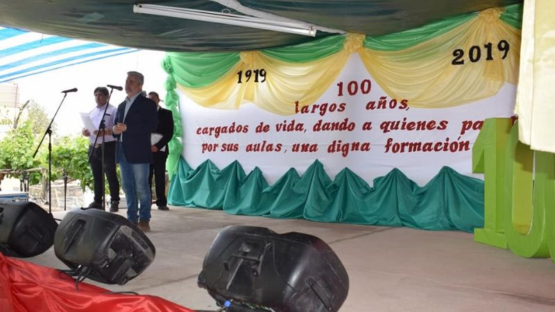 La Escuela Primaria N° 442 de Agua Amarilla celebró 100 años de vida