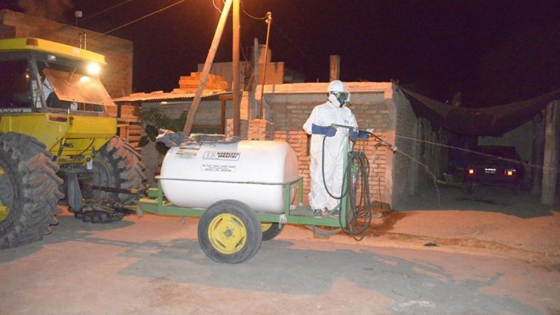 Refuerzan la campaña de fumigación en Santa María