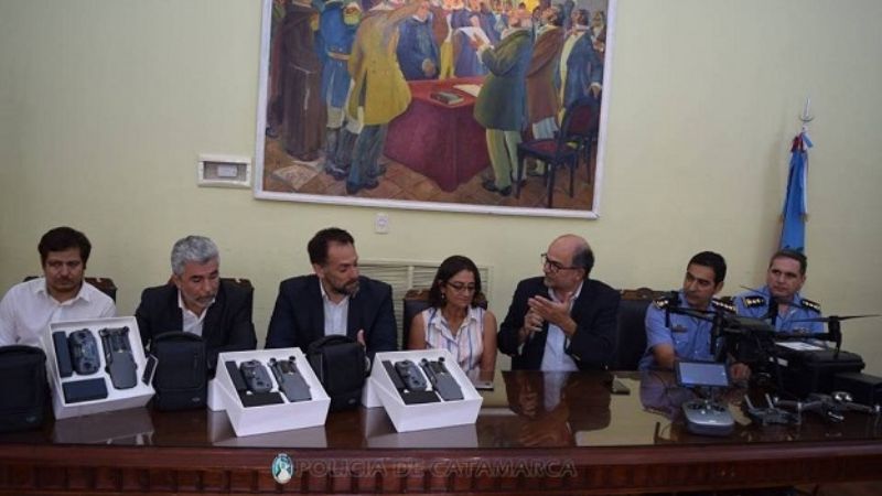 Entregaron drones a la Policía de la Provincia