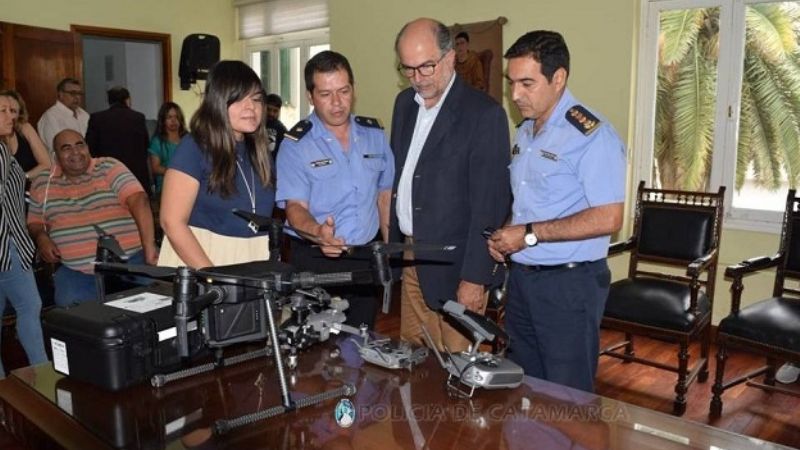 Entregaron drones a la Policía de la Provincia