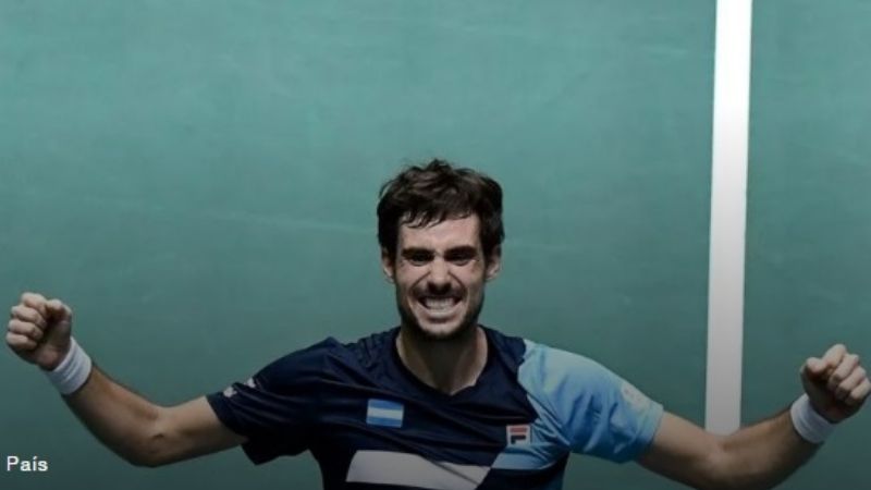 Pella ganó el primer punto para Argentina ante España