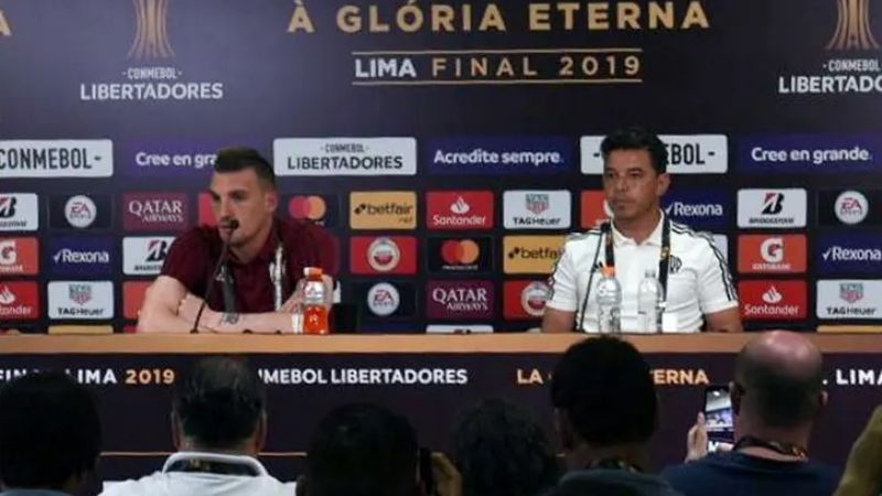 Sin misterios, Gallardo dio los “11” del arranque ante Flamengo