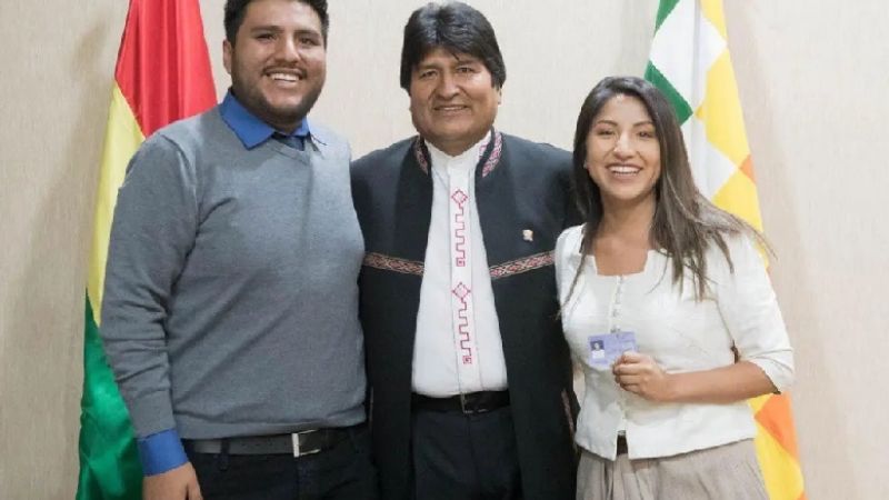 Los hijos de Evo Morales llegan hoy a  la Argentina