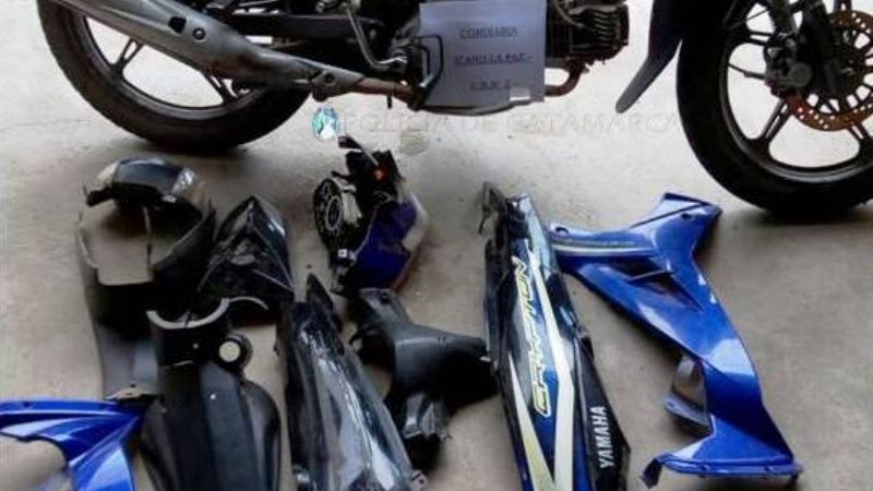 Recuperan una moto robada y demoran a un adolescente en Icaño