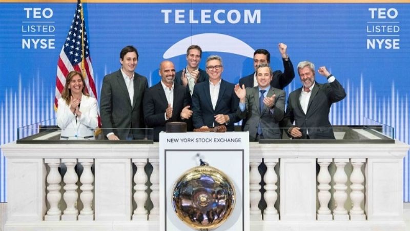 Telecom Argentina celebra el 25 aniversario de su cotización en la Bolsa de Nueva York