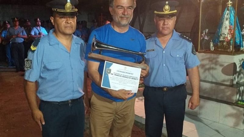Homenaje a integrantes de la Banda de Música de la Policía