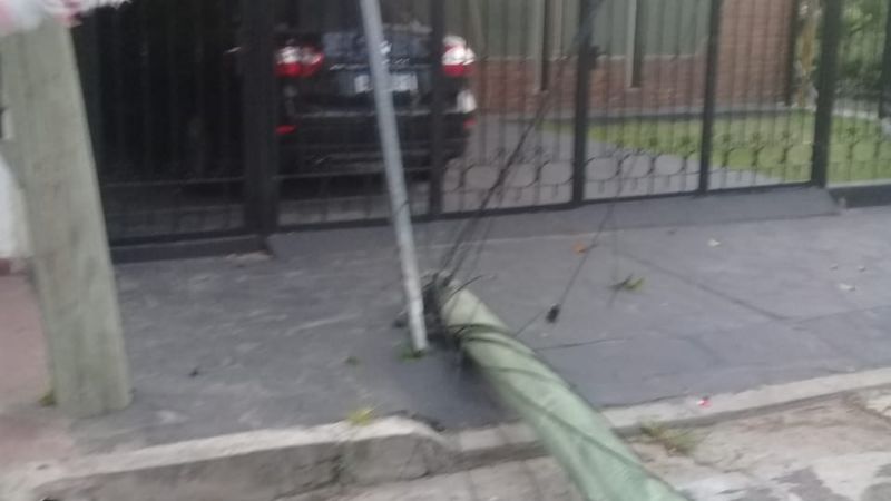 Cayó un poste