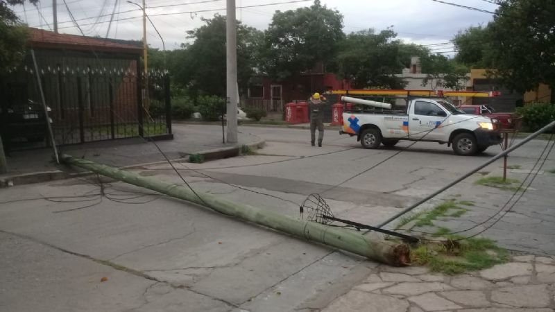 Cayó un poste