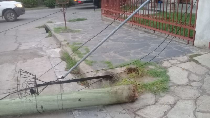 Cayó un poste