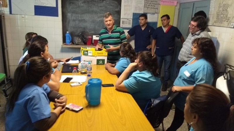 Agentes Sanitarios recibieron capacitación y una tablet